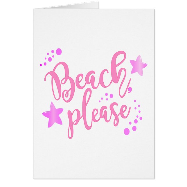 Strand Bitte rosa (Vorne)