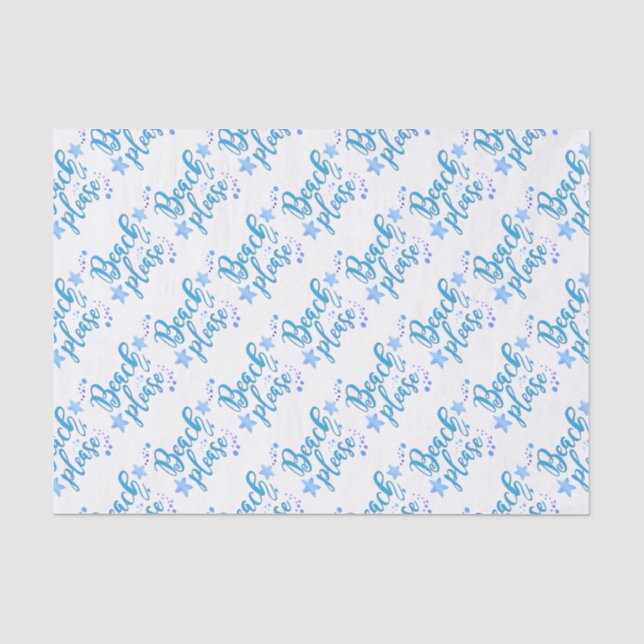 Strand bitte seidenpapier (Vorderseite)