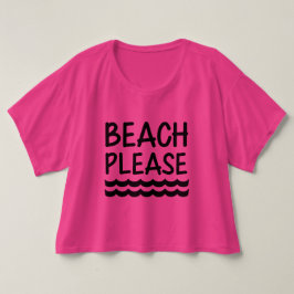 Strand bitte sonnige Frauen T-Shirt