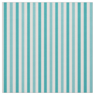 Strand-blaue Türkis-Streifen Stoff