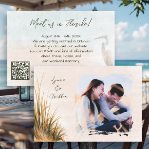 Strand Boho Hochzeit Alles in Einem Save The Date