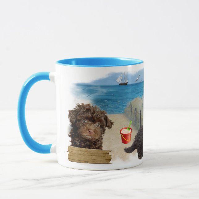 Strand Bolonka-01 Tasse (Links)