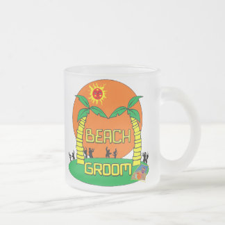 Strand-Bräutigam-Tasse Mattglastasse