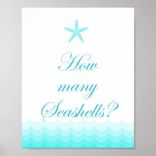 Strand Brautparty-Schild 8x10" Poster