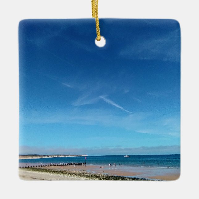 Strand Bridlington Keramikornament (Vorderseite)