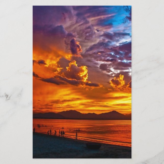 Strand Briefpapier (Vorderseite)