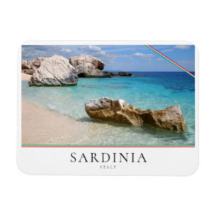 Strand Cala Mariolu, Sardinien, Italien Magnet