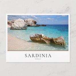 Strand Cala Mariolu, Sardinien, Italien Postkarte