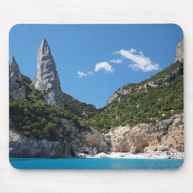 Strand Calas Goloritze, Sardinien mousepad (Vorne)