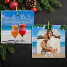 Strand-Cocktails Erstes verheiratetes Weihnachten