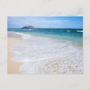 Strand Corralejo Flag Postkarte