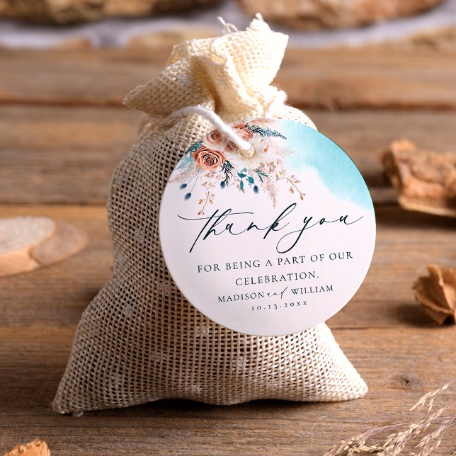 Strand Danke Hochzeit Geschenkanhänger (Von Creator hochgeladen)