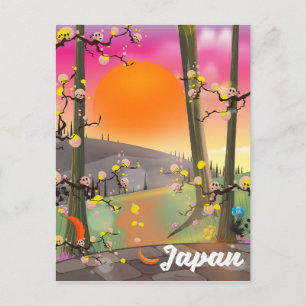 Strand Deauville Frankreich Meer Poster. Postkarte