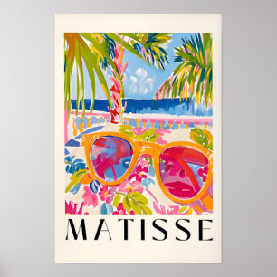 Strand-Dekor, Sonnenbrille Poster, Sommer-Vibes-Ku Poster