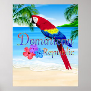 Strand der Dominikanischen Republik Poster