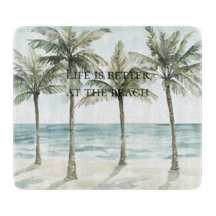 Strand des Herzens Schneidebrett