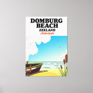 Strand Domburg Zeeland Domburg Beach Leinwanddruck
