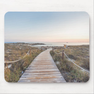 Strand Es Pujols an der Dämmerung Mousepad
