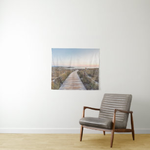 Strand Es Pujols an der Dämmerung Wandteppich