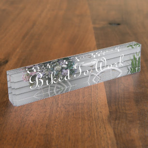 Strand-Fahrrad Namensplakette