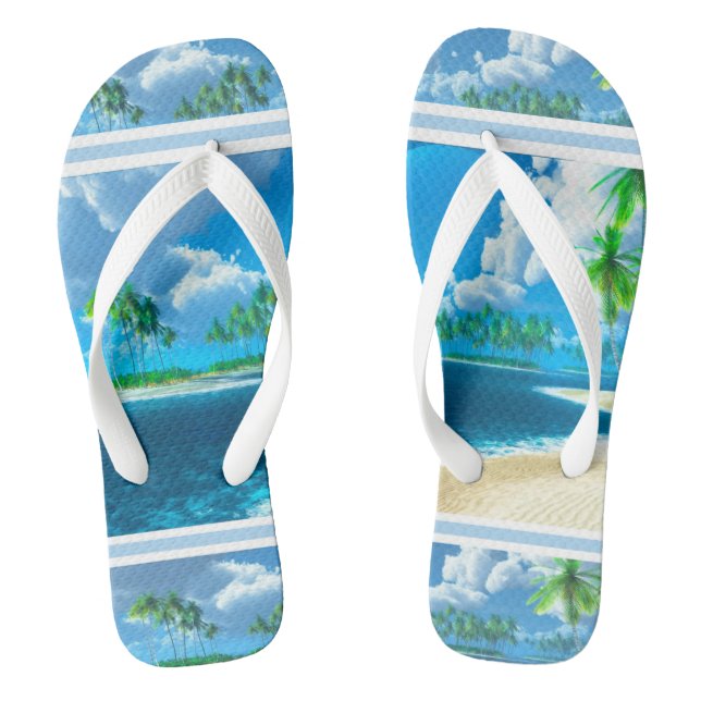 Strand Flip Flops (Fußbett)