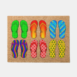 Strand Flip Flops Doormat Fußmatte