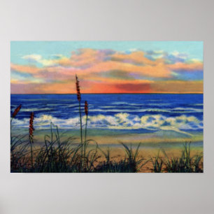 Strand Fort Pierce Florida am Sonnenaufgang Poster