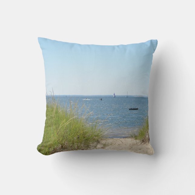 Strand-Foto Kissen (Vorderseite)