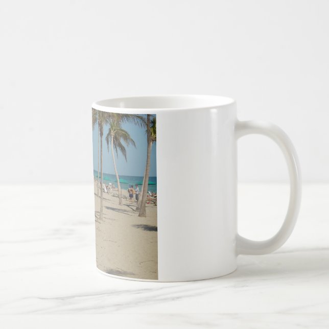Strand Ft Lauderdale Kaffeetasse (Rechts)
