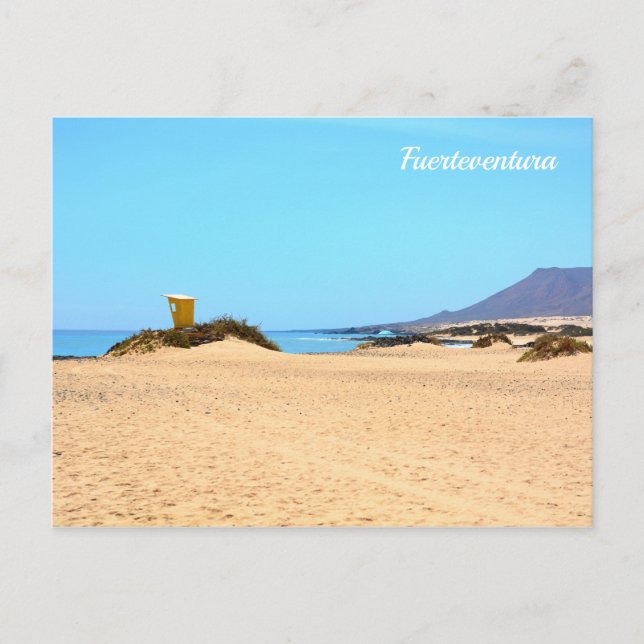 Strand Fürteventura - Postkarte (Vorderseite)