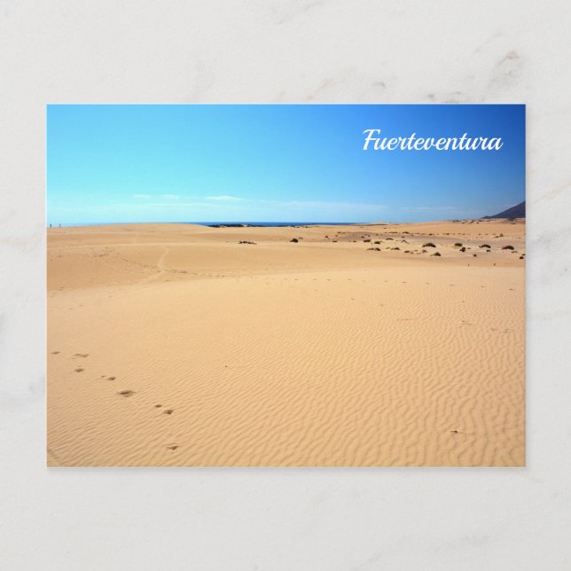 Strand Fürteventura - Postkarte (Vorderseite)