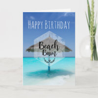 Strand-Gammler mit Thatched
