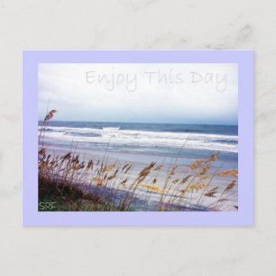 Strand - Genießen Sie diesen Tag - Postkarte