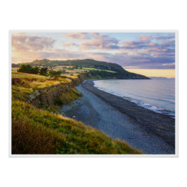 Strand Greystones Irland Wandkunst | Küstenposter Poster