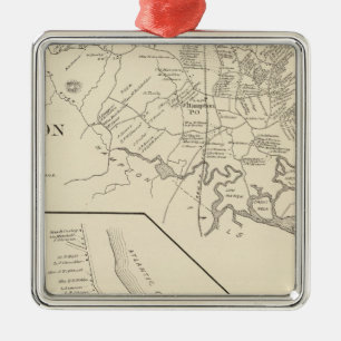 Strand Hamptons, Hampton Silbernes Ornament