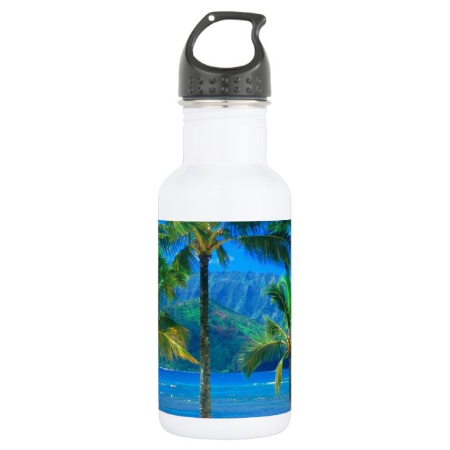 Strand-Hängematte Kauai Hawaii Edelstahlflasche (Vorderseite)