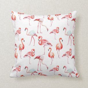 Strand-Haus-Rosa-Flamingo-dekoratives Wurfs-Kissen Kissen