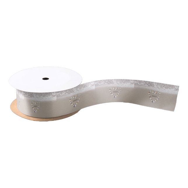 Strand-Herz Satinband (Spule)
