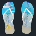Strand-Hochzeit | drehen der Reinfall-| Ozean Flip Flops<br><div class="desc">Strand-Hochzeit | drehen Braut-Namen |Ocean der Reinfall-| um</div>