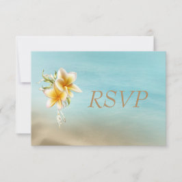Strand-Hochzeit UAWG RSVP Karte