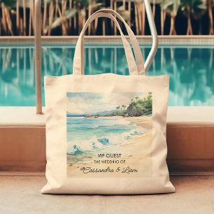 Strand-Hochzeitsgeschenk oder Willkommensgeschenk Tragetasche