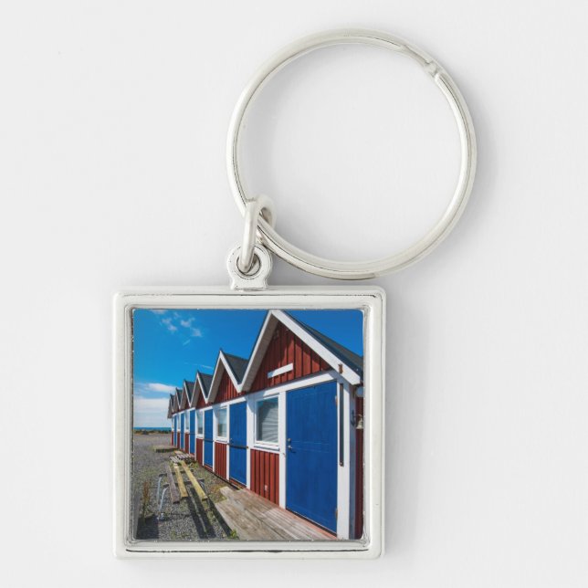 Strand-Hütten 3 Schlüsselanhänger (Vorne)