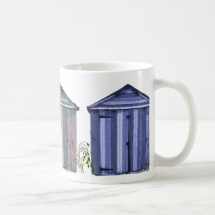Strand-Hütten-Kunst Kaffeetasse