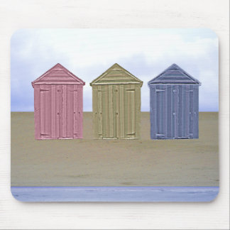 Strand-Hütten-Kunst Mousepad