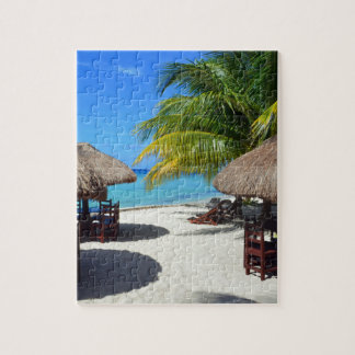 Strand-Hütten-Palme-aquamarines Wasser Vaca