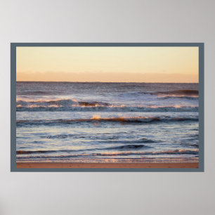 Strand im Sunrise Foto Poster