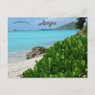 Strand in Antigua Postkarte