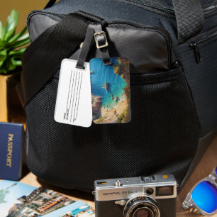 Strand in Griechenland Gepäckanhänger