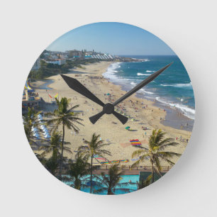 Strand in Margate, Südküste, Kwazulu-Natal Runde Wanduhr