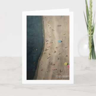 "Strand in Nizza" von Trina Chow Karte